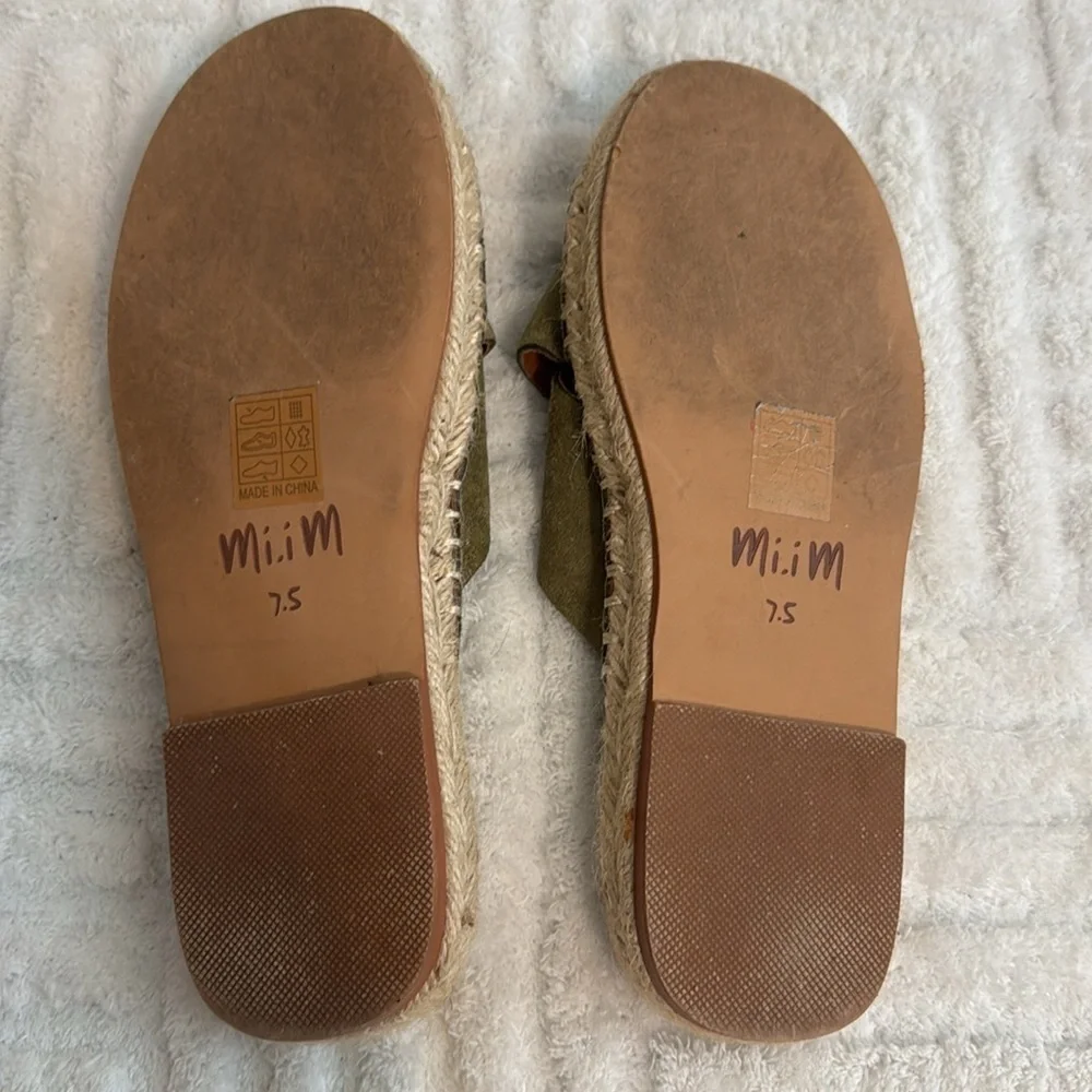 Mi.iM Crossover Espadrilles Slides